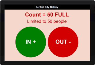 Connected Occupancy Clicker - Limit Reached