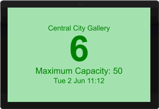 Occupancy screen display